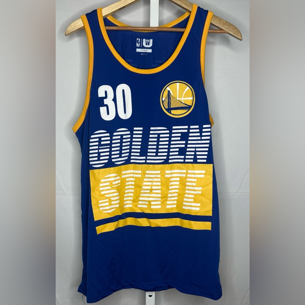 Unk Blue and Yellow Basketball Tank Top